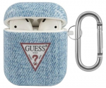K&otilde;rvaklappide &uuml;mbris Guess GUACA2TPUJULLB AirPods 1&2 gen, sinine v.