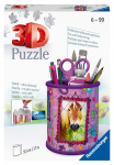 3D-pusle Ravensburger Pencil Cup: Horses 111756, 9.5 cm, 54 tk, mitmev&auml;rviline