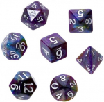 T&auml;ringud Rebel Acrylic Dice Milky Way