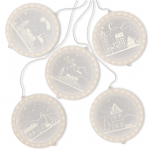 J&otilde;ulutuled AmeliaHome Christmas City, 1.5 m, valge v., 5 LED