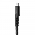 Juhe Baseus CALSR-01, Lightning/USB, 100 cm, must