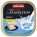 Kassi m&auml;rgtoit Animonda Vom Feinsten Chicken + Milk Core, kanaliha/piim, 0.1 kg