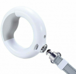 Koera rihm Doggy Village MT7126, valge v., 1-2 m x 20 mm