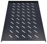 Riiul Extralink Shelf 1U 750mm 19", 75 cm, must v.