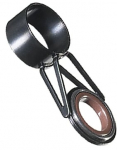 Kalap&uuml;&uuml;gi r&otilde;ngas Jaxon Ceramic Rod Ring 4130486, 2.7 cm, must v.