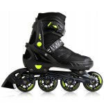 Rulluisud Blackwheels Sonic, must v./roheline v., 40-43