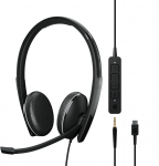 Juhtmega k&otilde;rvaklapid EPOS Sennheiser Adapt 165 USB-C II 1000920, must v.