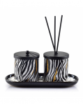 Komplekt Mondex Candle & Diffuser, 30 ml Kuldne/Valge/Must