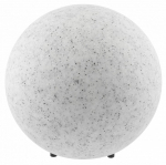 Vabalt seisev v&auml;lisvalgusti GTV Marmo, 20W, E27, IP65, valge v., 38 cm x 35 cm