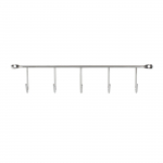 Seinale kinnitatav riidepuu Domoletti JB404C-CR/N, kroom