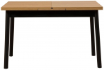 Laud pikendatav Kalune Design Oliver Open, pruun v./must v., 120 - 155 cm x 75 cm x 75 cm