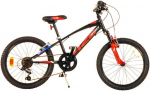 Laste jalgratas Aurelia 420 Sport Suspension, must v./punane v., 20"