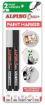 Tekstimarker Alpino Crea+ 1AAR000251, 2 - 3 mm, must, 2 tk