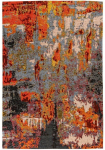 Vaip sise Padiro Primavera 525, eriv&auml;rviline/punane, 150 cm x 80 cm