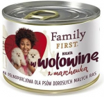 M&auml;rg koeratoit Family First Adult FF-19062, veiseliha/porgand, 0.2 kg