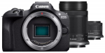 Peeglita kaamera Canon EOS R100 + RF-S 18-45mm IS STM Lens + RF-S 55-210mm IS STM Lens, must v.