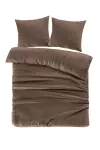 Voodipesukomplekt Kenda Sand Valerina 125, pruun v., 60 x 70 cm, 240 x 240 cm