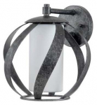 &Otilde;ue seinavalgusti Quintiesse Blacksmith, 60W, E27, IP44, must v., 25.4 cm x 28.2 cm