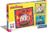 Pusle 3in1 Clementoni Super Color Disney Junior Firebuds 25311, 21 cm x 20.5 cm, 144 tk, mitmev&auml;rviline
