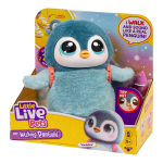 Interaktiivne m&auml;nguasi pingviin Little Live Pets 26535, 13.50 cm, sinine v./hall v.