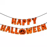 Halloweeni tarvikute komplekt lastele Springos HA5235, oranž v., 200 cm