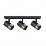 Valgusti lagi Candellux Lighting Tobi, GU10, 3 x 15 W, must v.