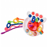 Arendav m&auml;ng, sensoorika, manipuleerimine Ufo 4in1, valge v./mitmev&auml;rviline