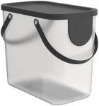 Sorteerimiskast Rotho Albula, 25 l, l&auml;bipaistev v.