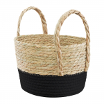 Korv Ambition Boho, puuvill/merihein, 32 cm x 32 cm