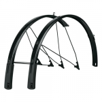 Poritiibade komplekt SKS Bluemels, plastik/teras, must, 28", 2 tk