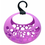 Pesukorv, pesul&otilde;ksudele Gio`style Love, 29 cm x 13 cm, plastik, violetne v.