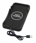 Auto juhtmevaba laadija Compass, USB Type A, must, 15 W