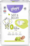 M&auml;hkmed Happy Soft & Delicate, 0 suurus, 1 - 2 kg, 46 tk