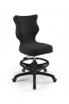 Laste t&ouml;&ouml;tool Petit Velvet 17, 64 x 64 x 102.5 cm, must v.