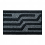 Vaip sise Domoletti SWAMI, must, 50 cm x 80 cm