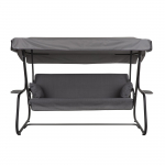 Aiakiik Patio Vita Black Edition, must v./hall v., 220 cm x 134 cm x 157 cm