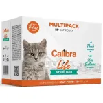 Kassi m&auml;rgtoit Calibra Life Sterilised, pardiliha/l&otilde;he, 0.085 kg, 12 tk