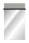 Peegel ASM Hugo E, rippuv, 60 cm x 106.5 cm, valge v./must v.