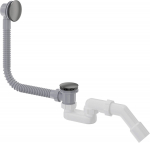 Sifoonikomplekt "click-clack" kaanega vanni jaoks Deante NHC_D57B, click clack-funktsioon, titaan v.