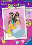 Maalimine numbrite j&auml;rgi Ravensburger CreArt Disney Princess, mitmev&auml;rviline