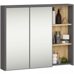 Peegelkapp Akord Vami, pruun v./grafiit v., 15 cm x 90 cm x 75 cm