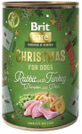M&auml;rg koeratoit Brit Care Christmas Rabbit With Turkey, k&uuml;&uuml;likuliha/kalkun, 0.4 kg