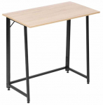Kokkupandav kirjutuslaud ModernHome Loft Style, 80 cm x 45 cm, 76 cm, must v./pruunikas v.