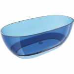 Vann, teisaldatav Mexen Pure, 170 cm x 80 cm x 58 cm, ovaalne, denim transparent v.