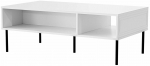 Kohvilaud Cama Meble Palazzo Bis, valge v./must v., 110 cm x 60 cm x 40 cm