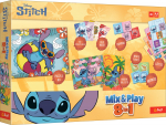 Lauam&auml;ngude komplekt Trefl Disney Stitch Mix & Play 8in1