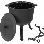 Pott Browin 330517, malm, 30.5 cm, 10 l, must v.