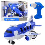 Rc lennuk Lean Toys City Tourist, sinine v./valge v.