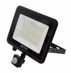 Prožektor liikumisanduriga, liigutatav AWTools Slim, 50 W, 4750 lm, 6000 &deg;K, IP44, must v.