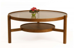 Kohvilaud Kalune Design Flora, p&auml;hklipuu v., 100 cm x 100 cm x 48 cm